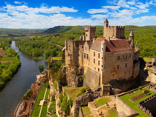 Vallée de la Dordogne, chateaux et village de Beynac et Cazenac 